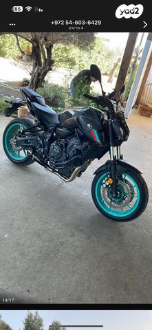 מודעת רכב ימאהה MT 07