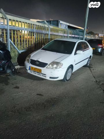 מודעת רכב טויוטה קורולה