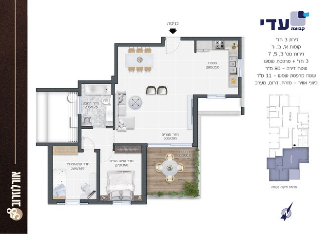 דירה, רחובות