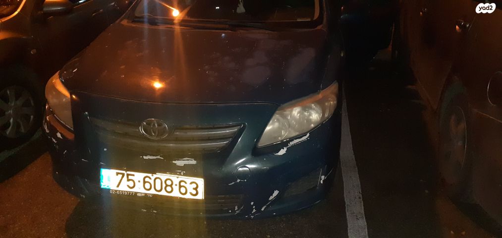 מודעת רכב טויוטה קורולה