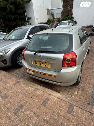 מודעת רכב טויוטה קורולה