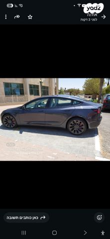 מודעת רכב טסלה מודל 3