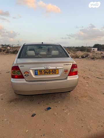 מודעת רכב טויוטה קורולה