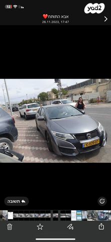 מודעת רכב הונדה סיוויק