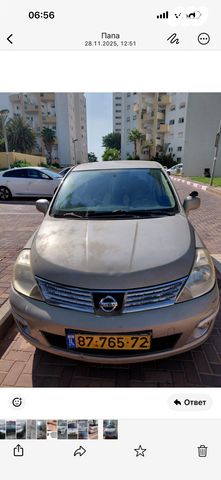 מודעת רכב ניסאן טידה