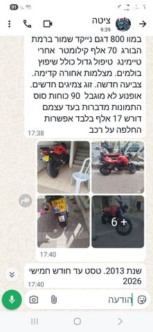 מודעת רכב ב.מ.וו F800GS