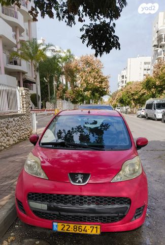 מודעת רכב פיג'ו 107