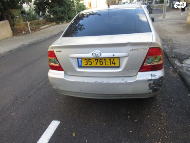 מודעת רכב טויוטה קורולה