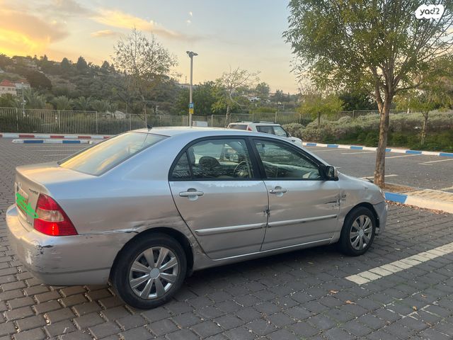 מודעת רכב טויוטה קורולה