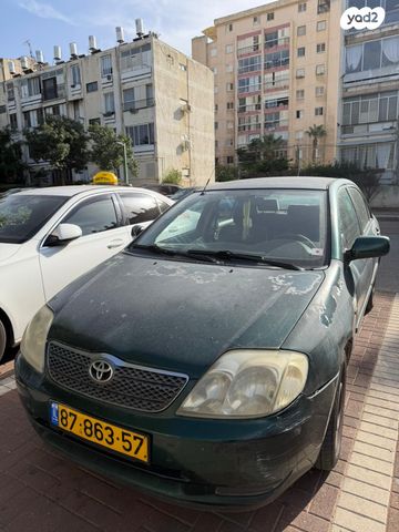 מודעת רכב טויוטה קורולה