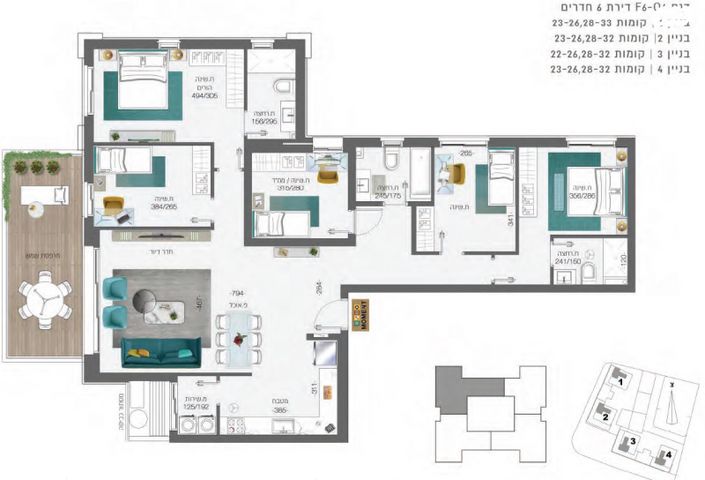 דירה, השבטים 12, דרום מזרח, בת ים