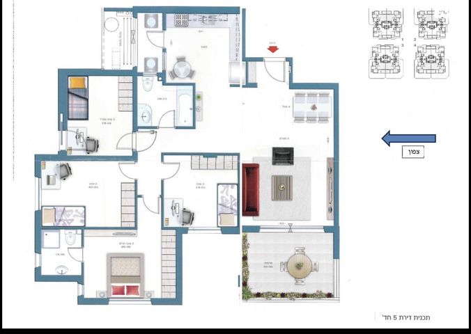 דירה, הר הצופים 11, רחובות ההולנדית, רחובות