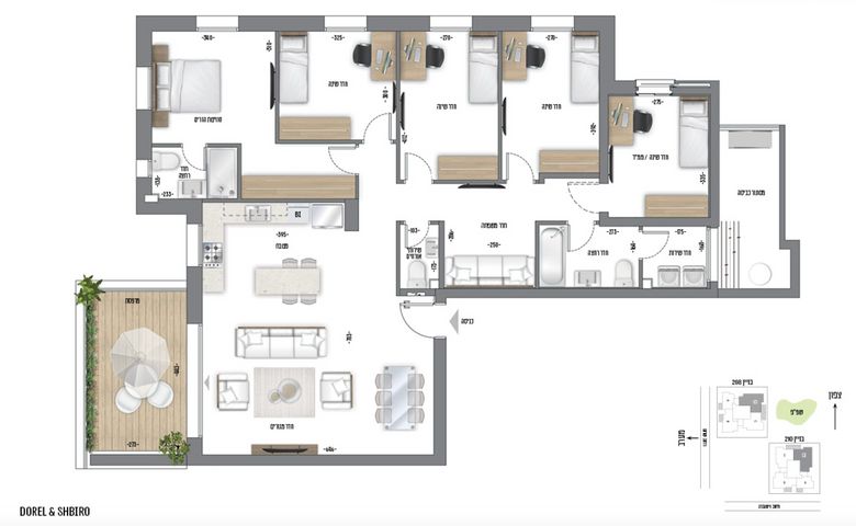 דירה, יצחק ויטנברג 1, פסגת הדר / נווה עוז הירוקה, פתח תקווה