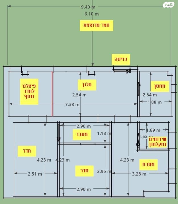 דירת גן, חננאל 27, קטמונים, ירושלים