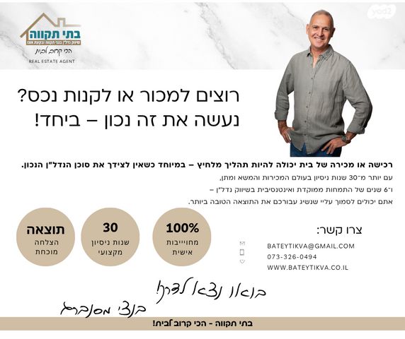 דירה, גבעת סביון, גני תקווה