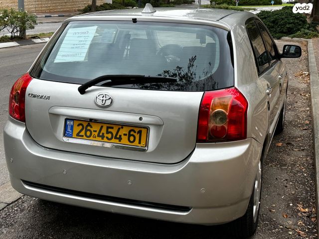 מודעת רכב טויוטה קורולה