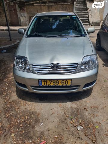 מודעת רכב טויוטה קורולה