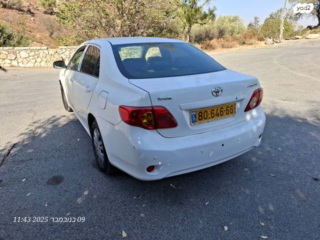 מודעת רכב טויוטה קורולה