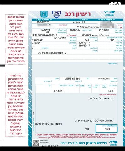 קאוואסאקי Versys 650