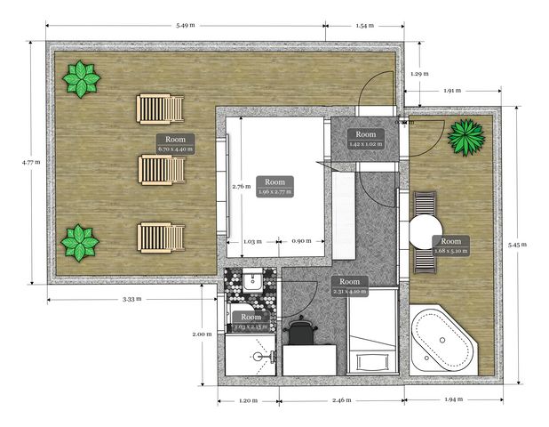 מגרשים, הבקעה, חדרה