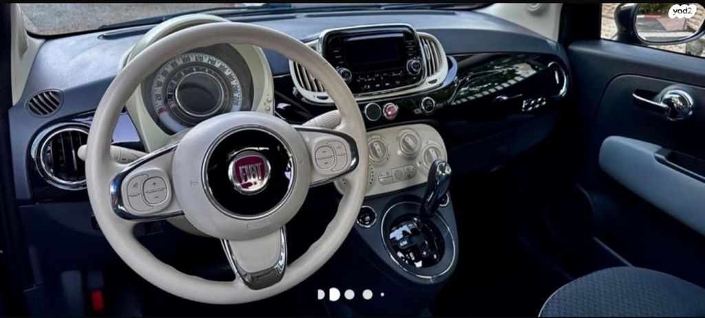 מודעת רכב פיאט 500