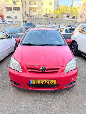 מודעת רכב טויוטה קורולה