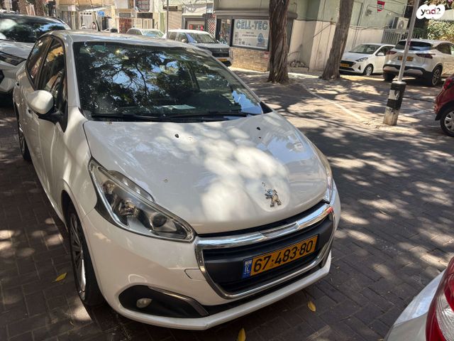 מודעת רכב פיג'ו 208