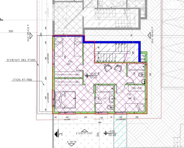 מגרשים, מורדות רזים, צפת