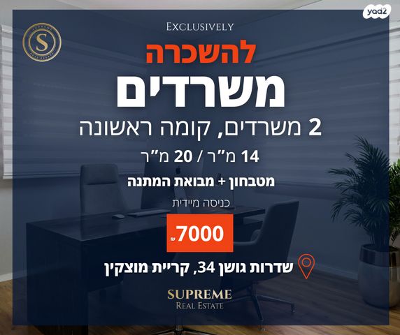 משרדים, שדרות גושן, קרית מוצקין