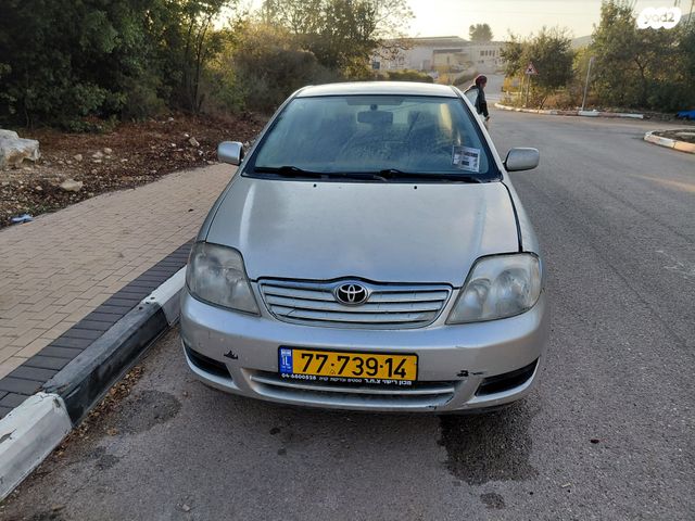 מודעת רכב טויוטה קורולה