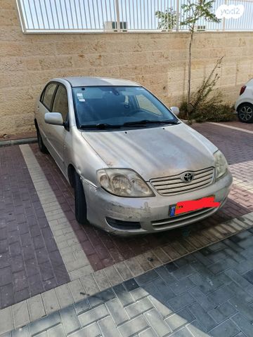 מודעת רכב טויוטה קורולה