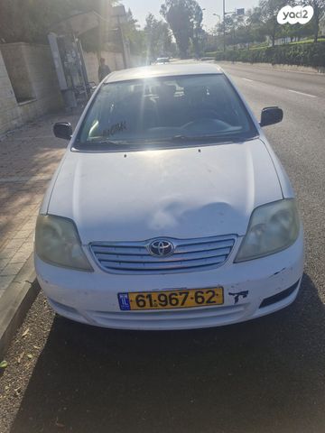 מודעת רכב טויוטה קורולה