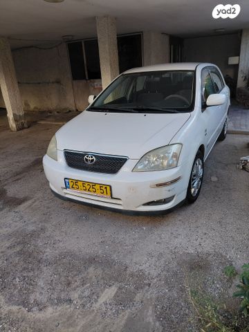 מודעת רכב טויוטה קורולה