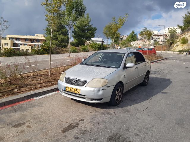מודעת רכב טויוטה קורולה