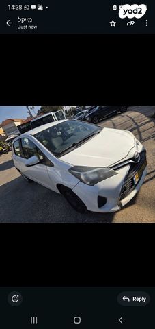 מודעת רכב טויוטה יאריס