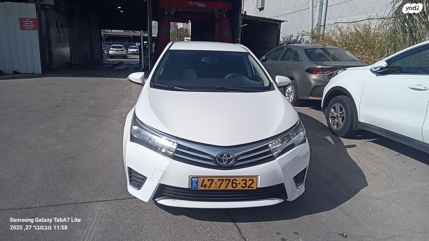 מודעת רכב טויוטה קורולה