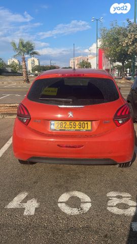 מודעת רכב פיג'ו 208