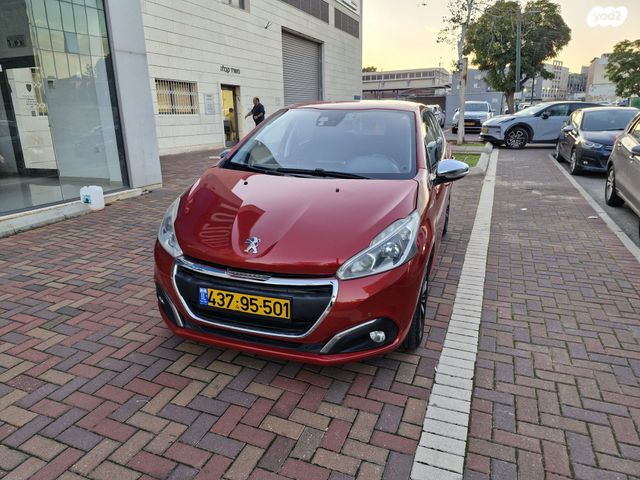 מודעת רכב פיג'ו 208