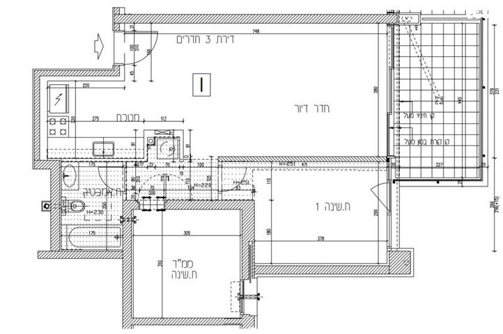 דירה, וינגייט 1, יד אליהו, תל אביב יפו