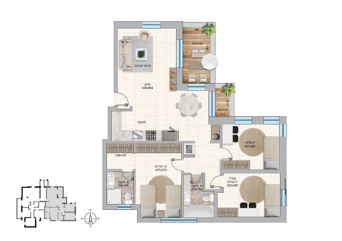 גג/ פנטהאוז, רבדים, ירושלים