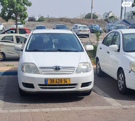 מודעת רכב טויוטה קורולה