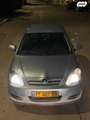 מודעת רכב טויוטה קורולה