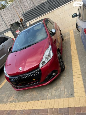 מודעת רכב פיג'ו 208