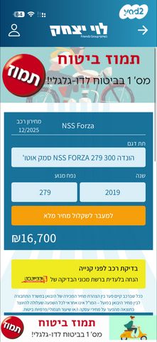 הונדה פורזה NSS300