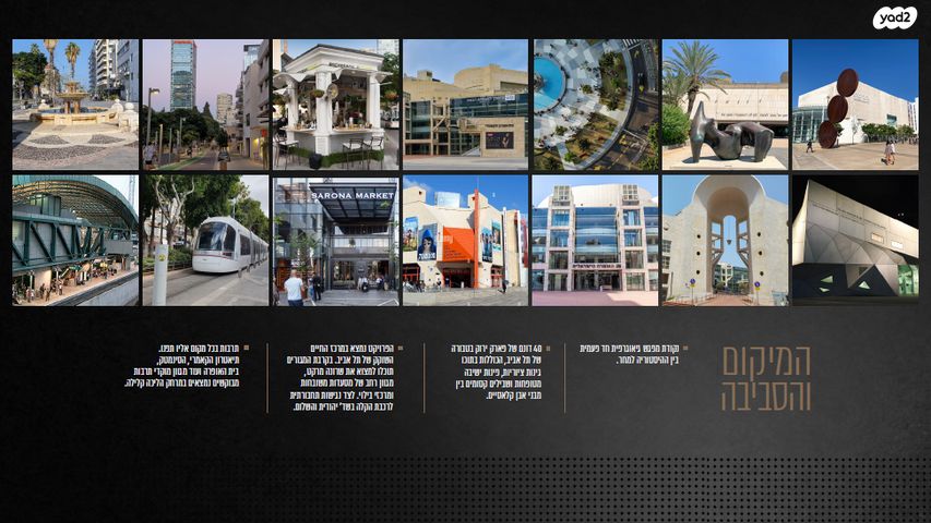 גג/ פנטהאוז, ליאונרדו דה וינצ'י 8, גני שרונה, קרית הממשלה, תל אביב יפו