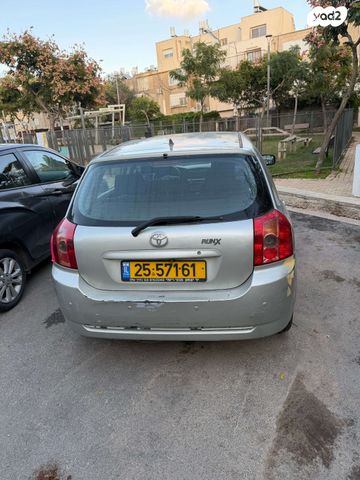 מודעת רכב טויוטה קורולה
