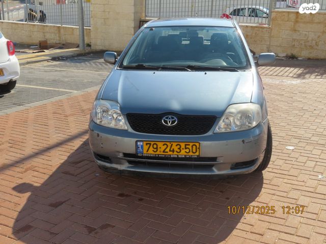 מודעת רכב טויוטה קורולה