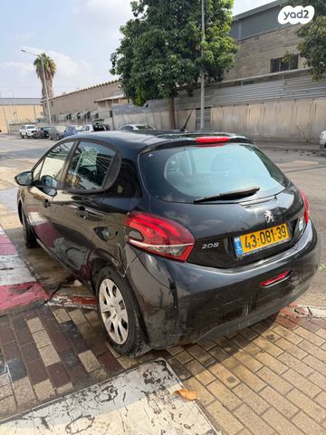 מודעת רכב פיג'ו 208