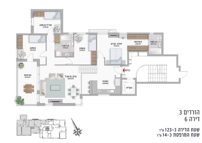 דירה, הורדים, חיפה