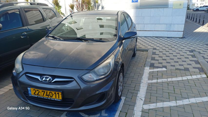 מודעת רכב יונדאי אקסנט i25